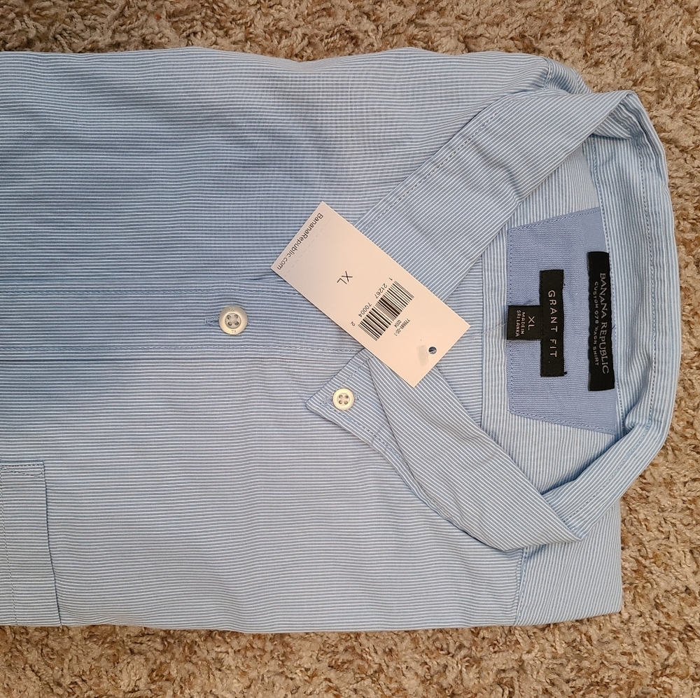 Banana Republic Grant Fit Dress Shirt. NWT. XL